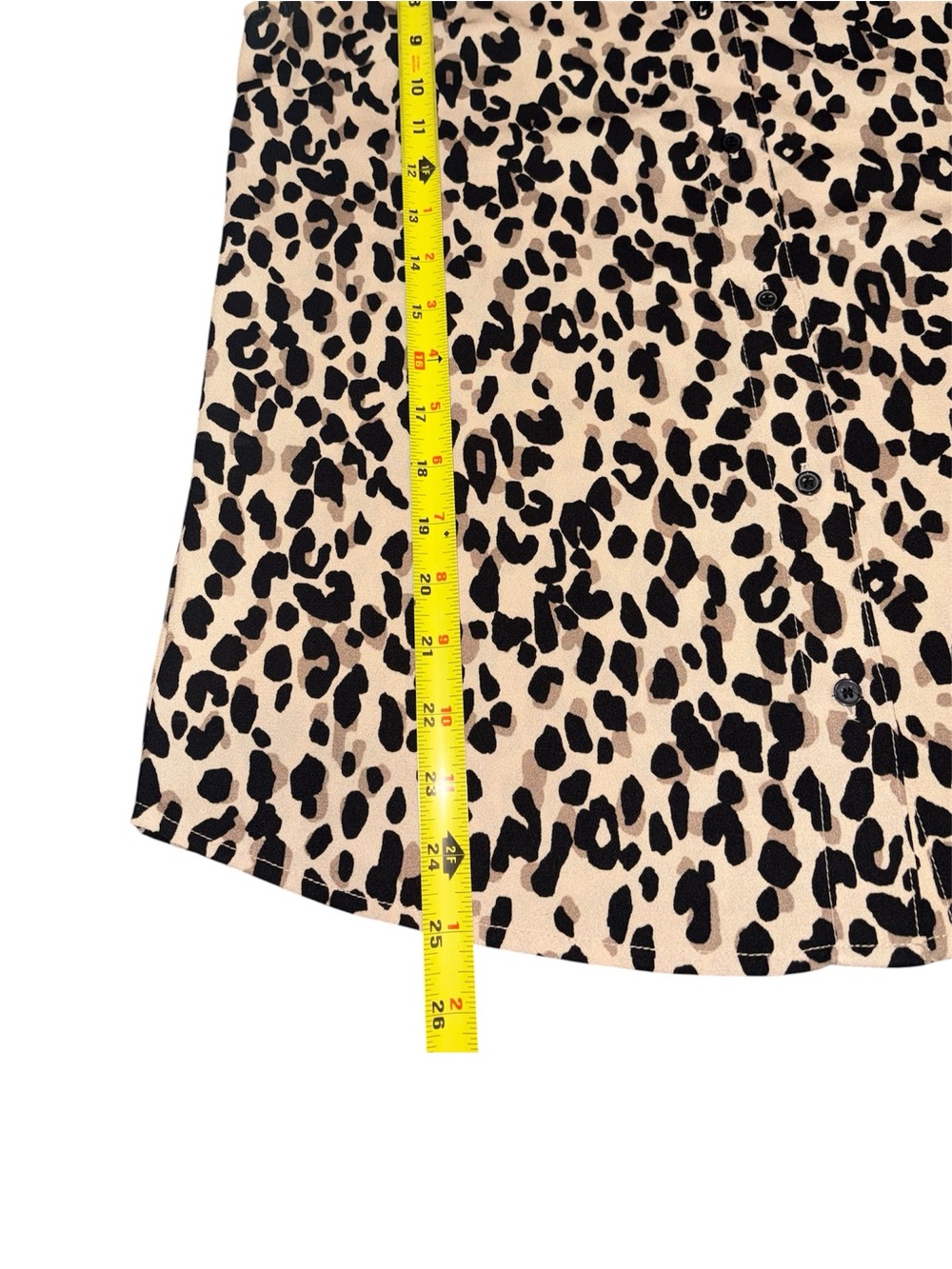 Halogen Sleeveless Tie Neck Leopard Print Blouse Careerwear Formal Size Small - Picture 10 of 16